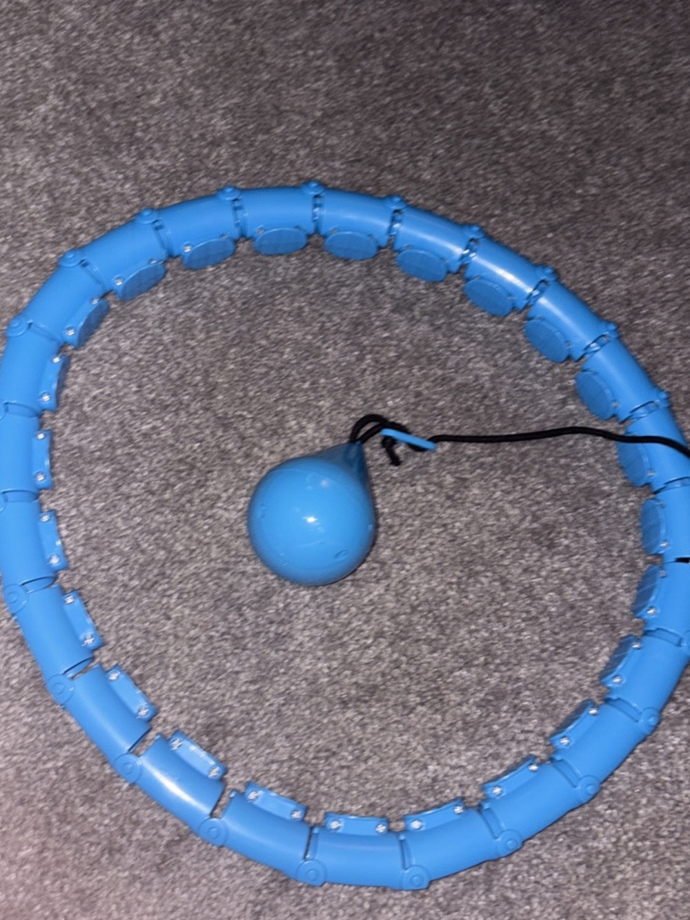 Blue Hula Fitness Hoop - Picture 1 of 1
